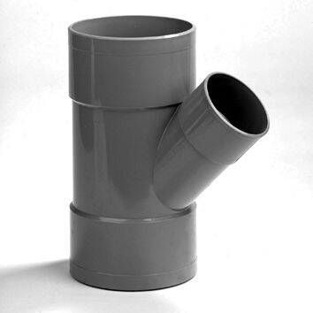 Dyka Pvc t-stuk lijm 45 160x110mm