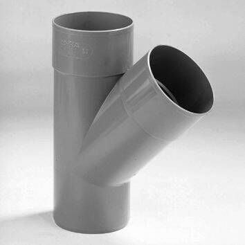 Dyka T-stukken grijs 45 100mm