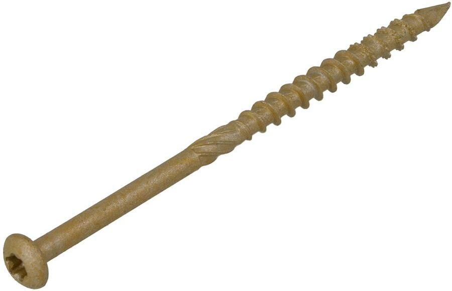 Dynaplus Gevelschroef Ar-Bronze Cilinderkop deeldraad Torx TX15 4.0X40 22 | 2000 stuks 0289.12.25601
