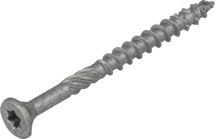 Dynaplus Unischroef Spaanplaatschroef Ar-Coating Platkop deeldraad +Snijpunt Torx TX30 6.0X100 55 | 250 stuks 0289.14.50601 - Foto 3