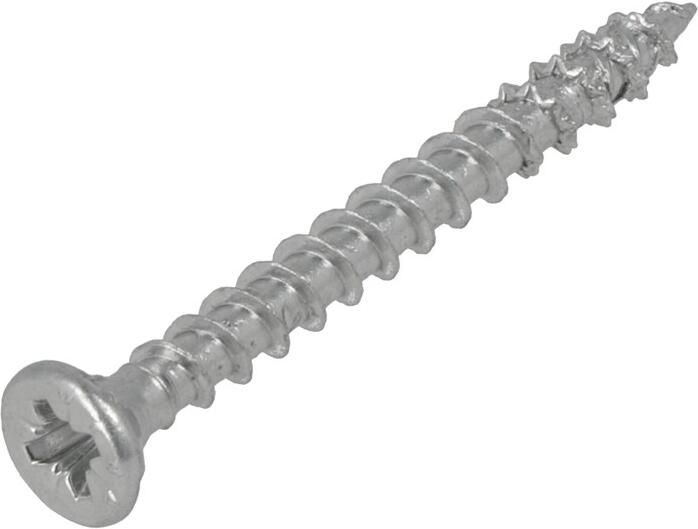 Dynaplus Unischroef Spaanplaatschroef VZ (Verzinkt) Pk (Platkop) PZ2 4.0X40 | 200 stuks 0280.01.25601 - Foto 4