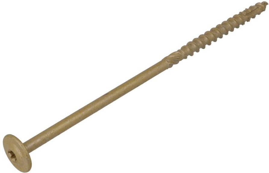 Dynaplus Houtbouwschroef Ar-Bronze Tk +Snijpunt Torx TX40 8.0X350 100 | 50 stuks 0286.08.64151
