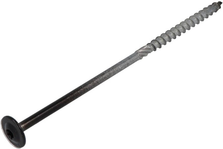 Dynaplus Houtbouwschroef Vz Tk +Snijpunt Zwart Torx TX40 8.0X220 100 | 25 stuks 0286.01.63505