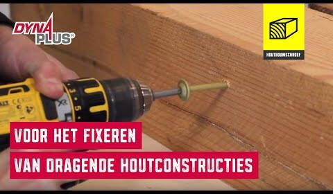 Dynaplus Houtbouwschroef Ar-Bronze Tk +Snijpunt Torx TX40 8.0X300 100 | 50 stuks 0286.08.63901 - Foto 5