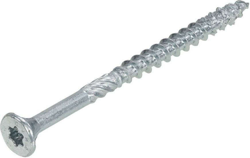 Dynaplus Unischroef Spaanplaatschroef Verzinkt Platkop Deeldraad Torx TX25 5.0X120 70 | 200 stuks 0281.01.42801