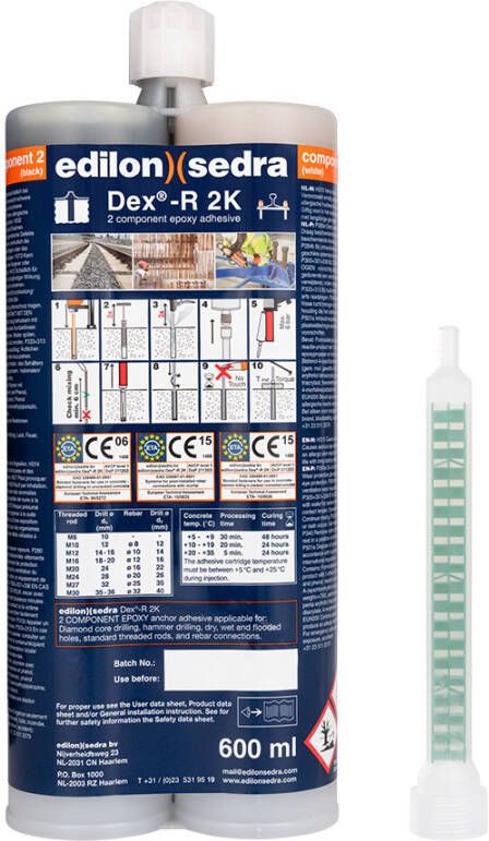 EdilonSedra Edilon lijmverankering DEX-R2K 2-componenten