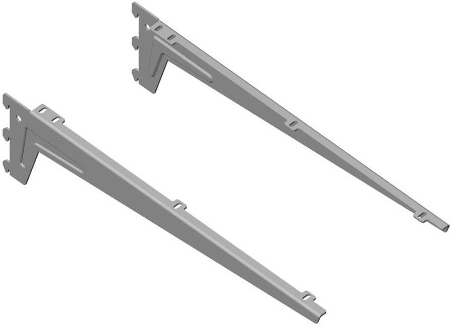 Element System Winkelträger 10300 L.480mm p.Träger 65kg STA weißalu.