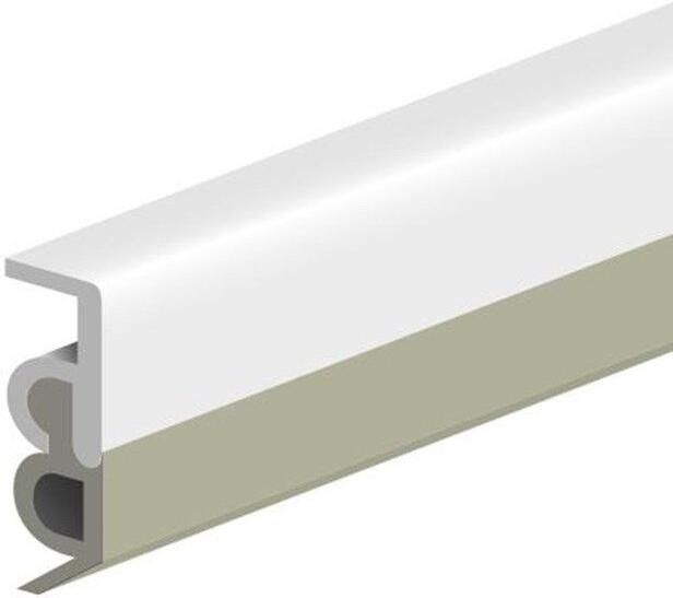 Ellen Tochtprofiel alu.opbouw elro-xl wit 300cm