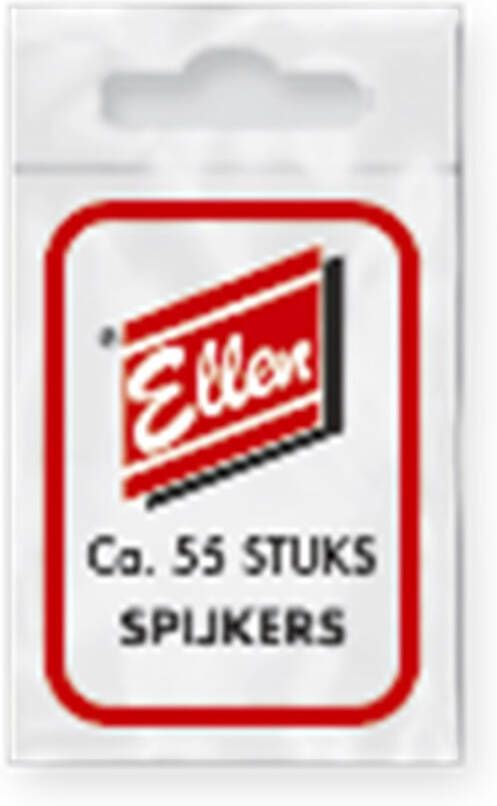 Ellen ZAKJE NAGELS IJZER VERNIKKELD