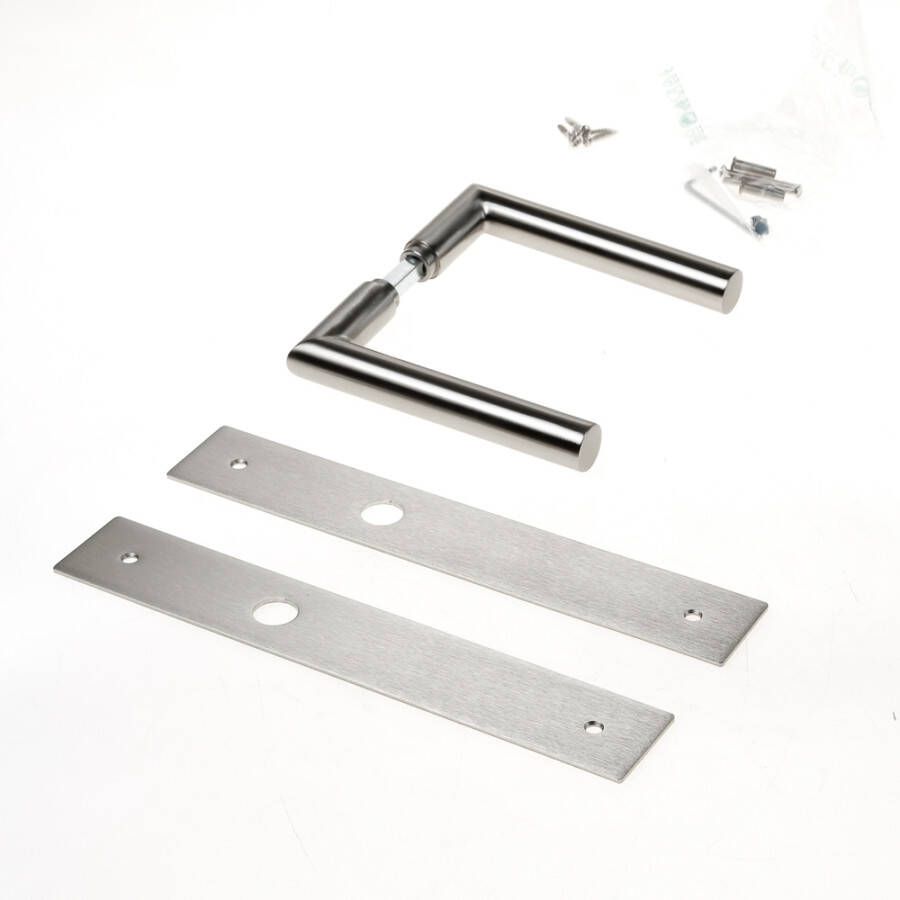 Entra Alba RVS krukstel hol op vierkant LANGSCHILD