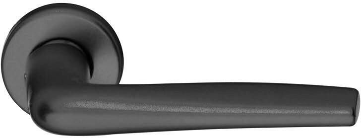 Entra Berlino zwart alu kruk op rond rozet 50mm
