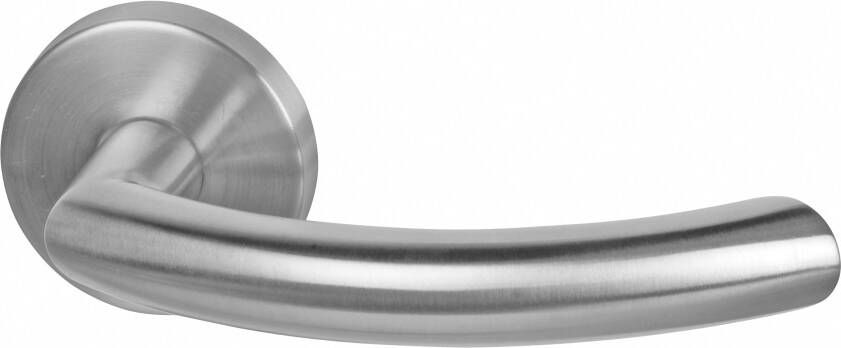 Entra Black RVS krukstel hol op rond rozet 50mm