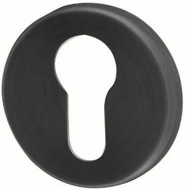 Entra Cilinderrozet alu Zwart 50mm rond per paar