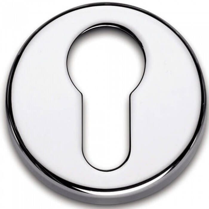 Entra Cilinderrozet Glans Nikkel 55mm rond per paar