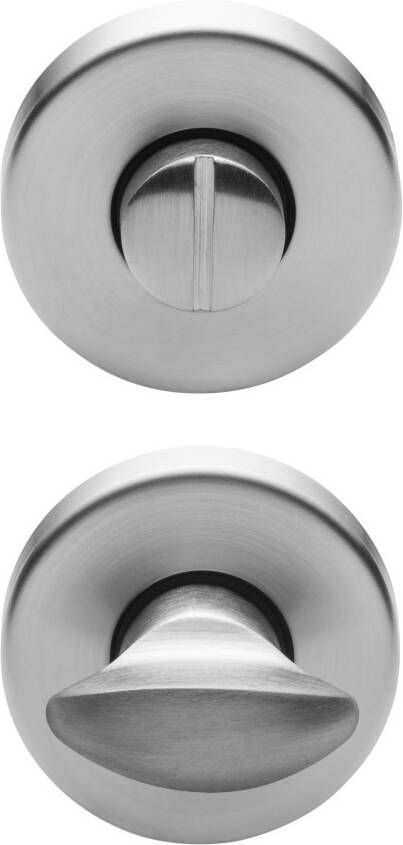 Entra WC garnituur 50mm RVS rond