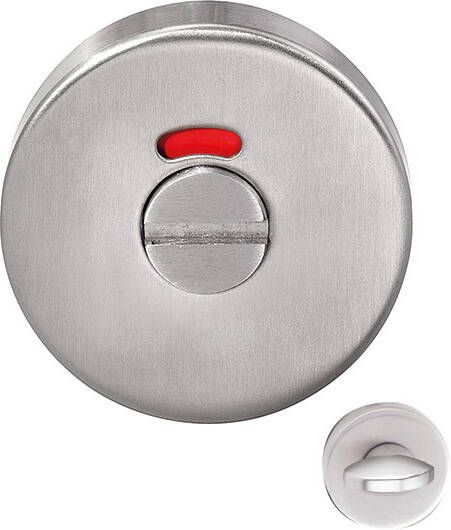 Entra Wc garnituur alu 50 mm rond 9400F1