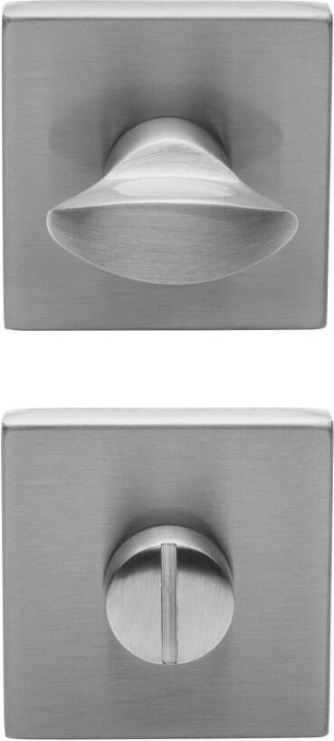 Entra WC garnituur Mat Nikkel 52mm vierkant