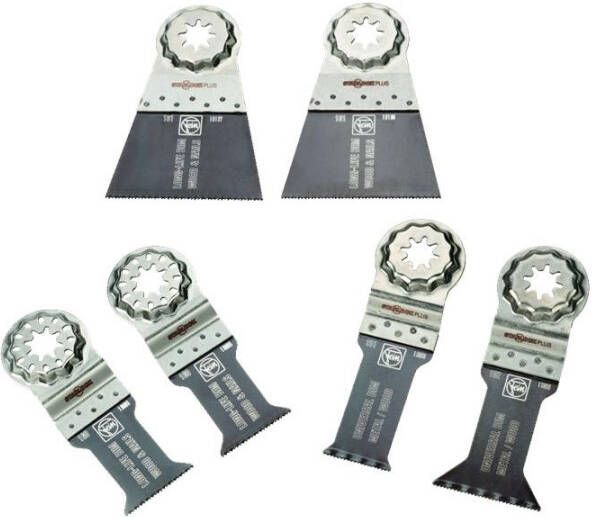 Fein Invalzaagbladen set | Best of E-Cut Starlock | Hout & metaal | 6-delig 35222967030