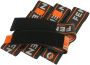 Fento Kniebeschermer Set Elastieken Max 054 | Zwart 896724 - Thumbnail 1