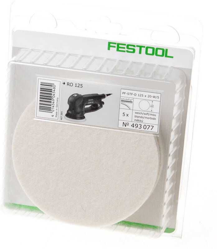 Festool Accessoires Polijstvilt PF-STF-D125x6-W 5 493077