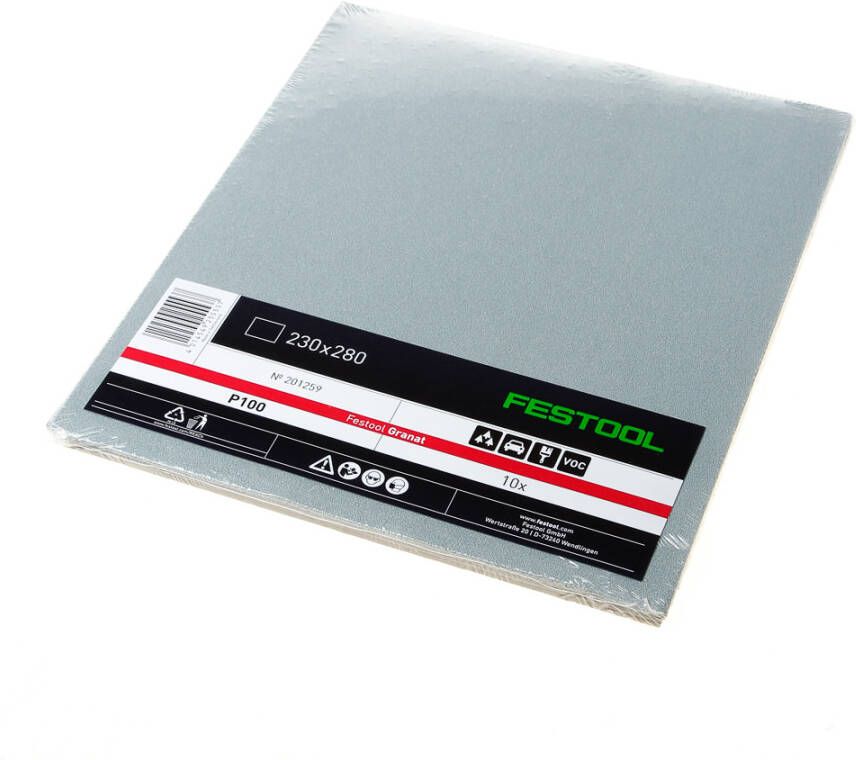 Festool Accessoires Schuurpapier 230x280 P100 GR 10 201259