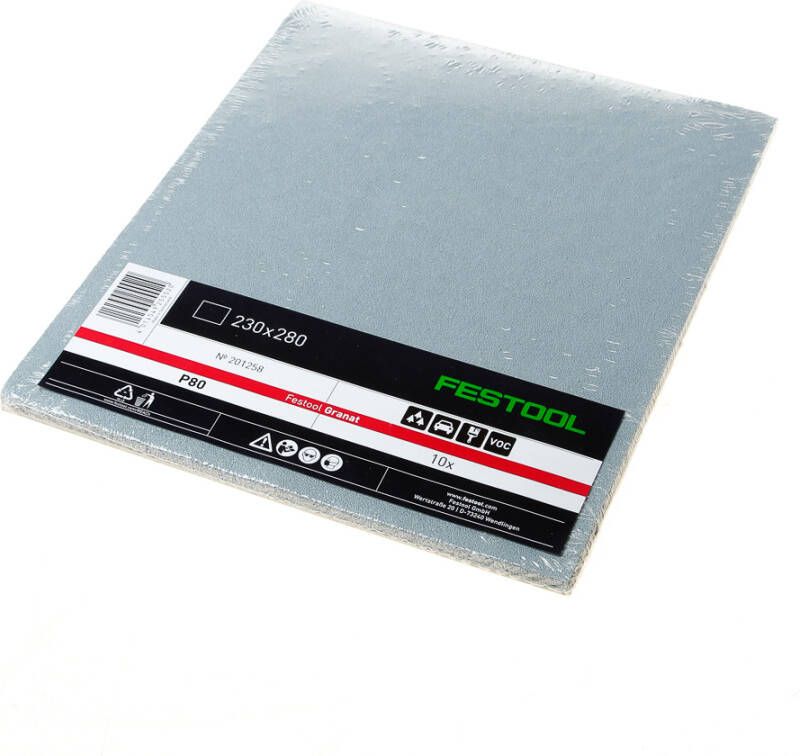 Festool Accessoires Schuurpapier 230x280 P80 GR 10 201258