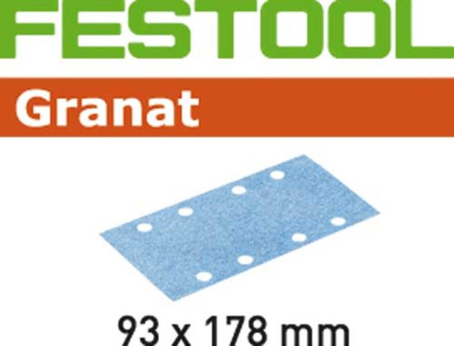 Festool schuurpapier Granat 93x178mm K120 (100st)