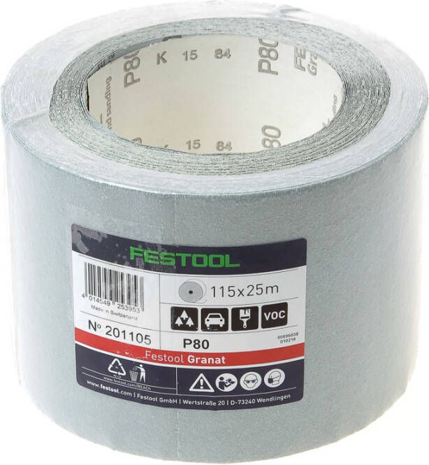 Festool Accessoires Schuurrol 115x25m P150 GR 201108