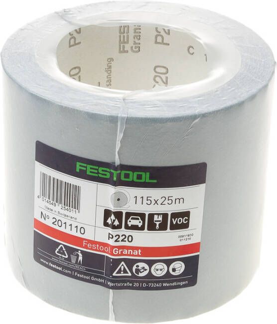Festool Accessoires Schuurrol 115x25m P220 GR 201110