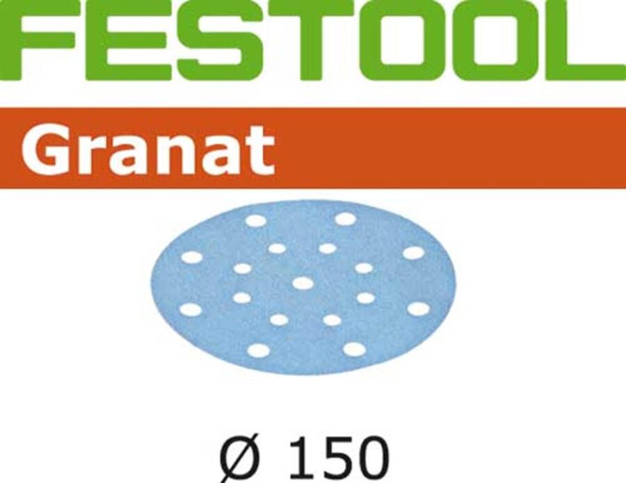 Festool Accessoires Schuurschijf STF D150 48 P180 GR 10 Granat 575158