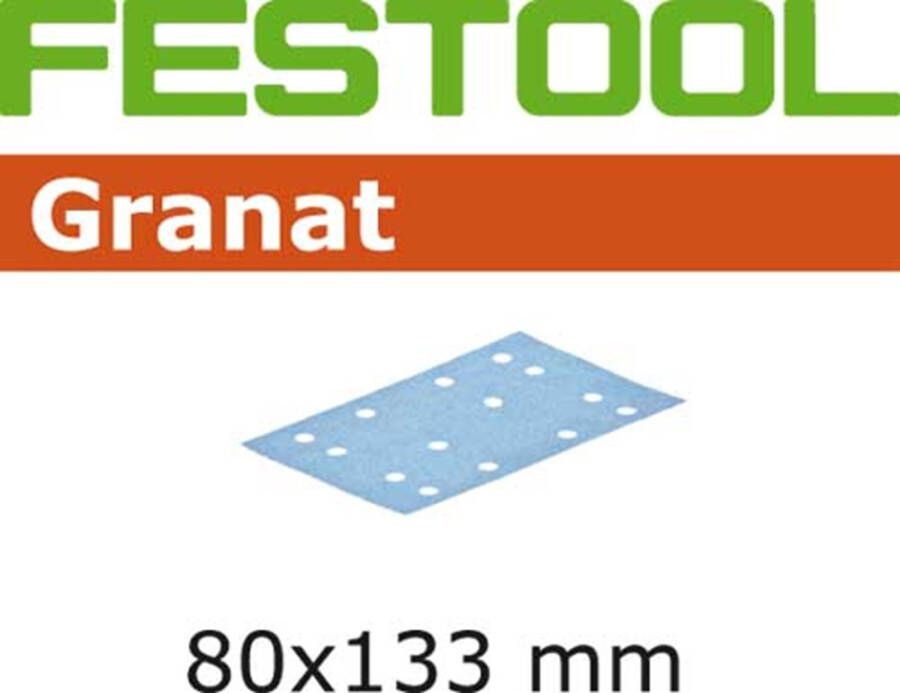 Festool Accessoires Granat STF 80x133 P120 GR 10 Schuurstroken | 497129