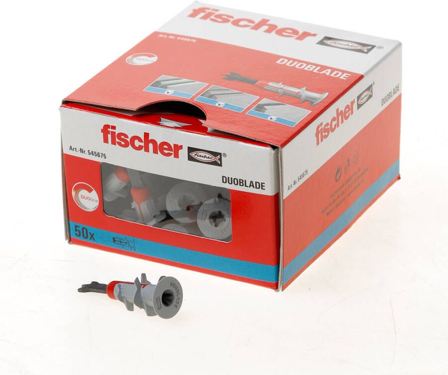 Fischer Gipsplaatplug Duoblade zelfb.44x50mm