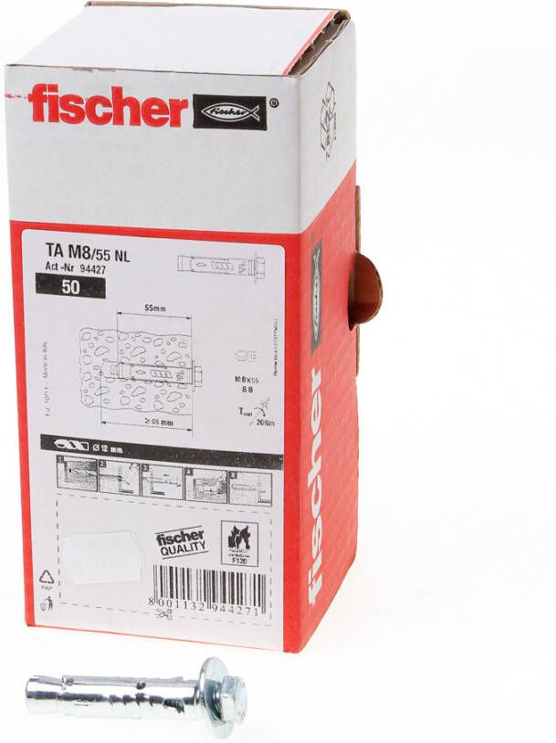 Fischer Gordingschoenanker ta m8 55