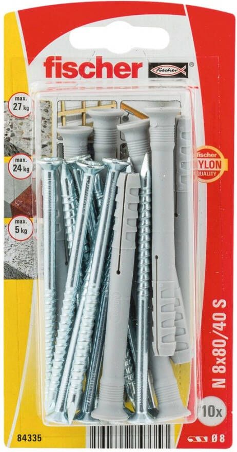 Fischer NAGELPLUG ZB 10ST N8X80 84335