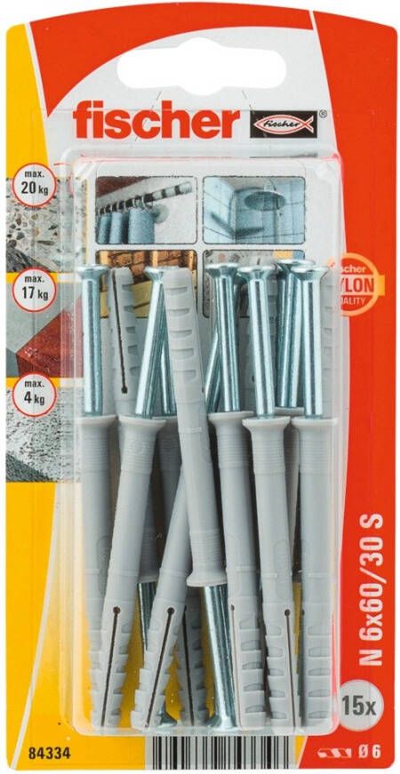 Fischer NAGELPLUG ZB N 6X60 84334