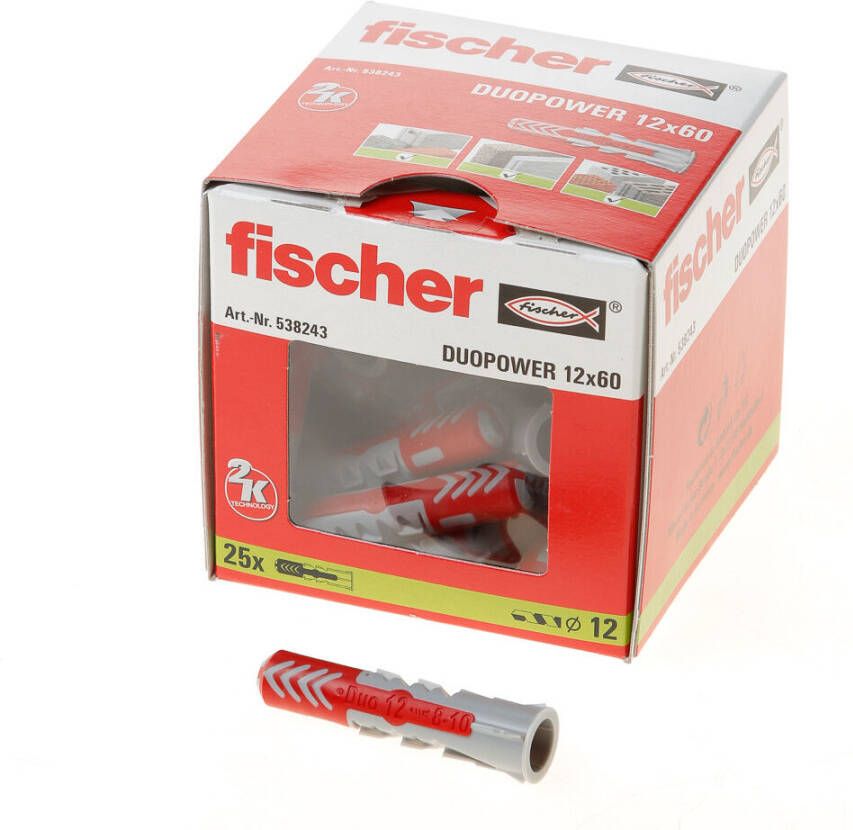 Fischer plug Duopower 12x60mm