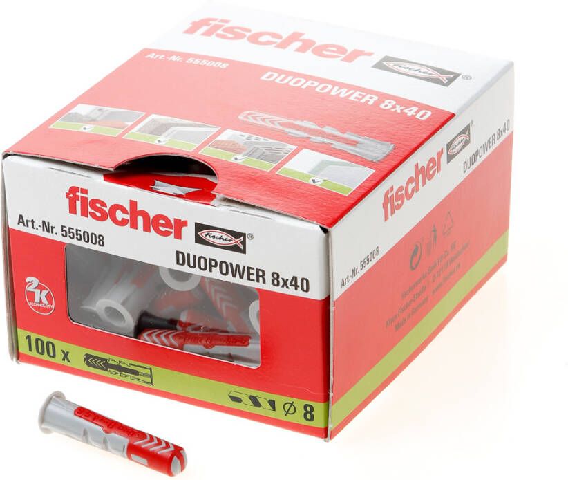 Fischer plug Duopower 8x40mm
