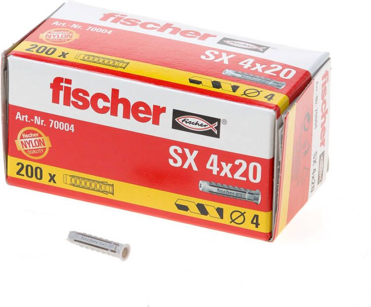 Fischer PLUG SX 4X20 200 St 70004