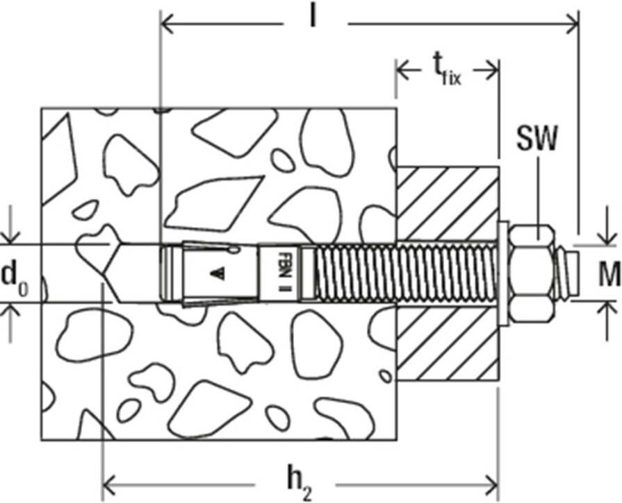 Fischer Snelbouwanker FBN II 10 10 K elektrolytisch verzinkt staal 40947 50 stuk(s) 40947 - Foto 1
