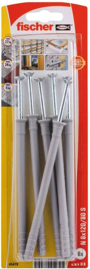 Fischer ZB NAGELPLUGGEN N8X120ZK 45479