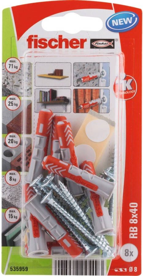 Fischer ZB SCHAPBEST. 8X40 535959