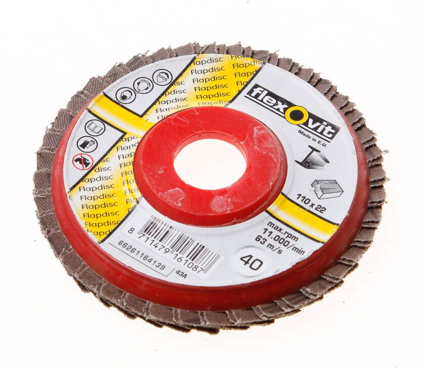 Flexovit Lamellenschijf k40 110x22.2 slc