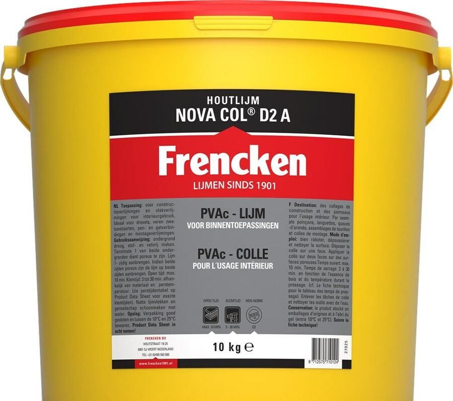 Frencken HOUTLIJM NOVA-D2A 10000 71012