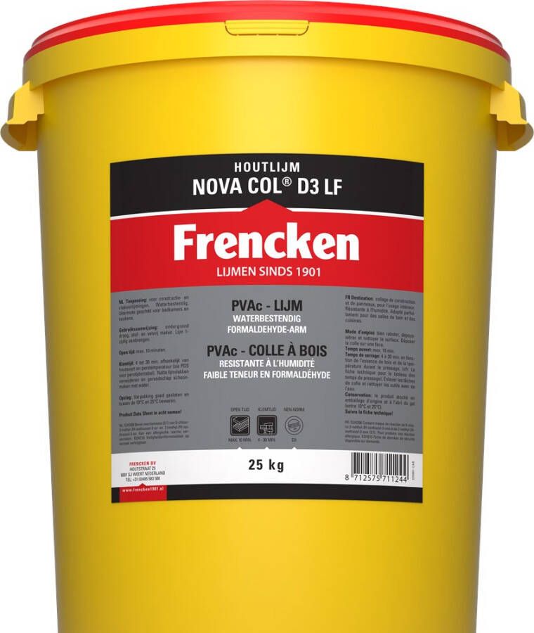 Frencken HOUTLIJM NOVA D3 25 KG 125142