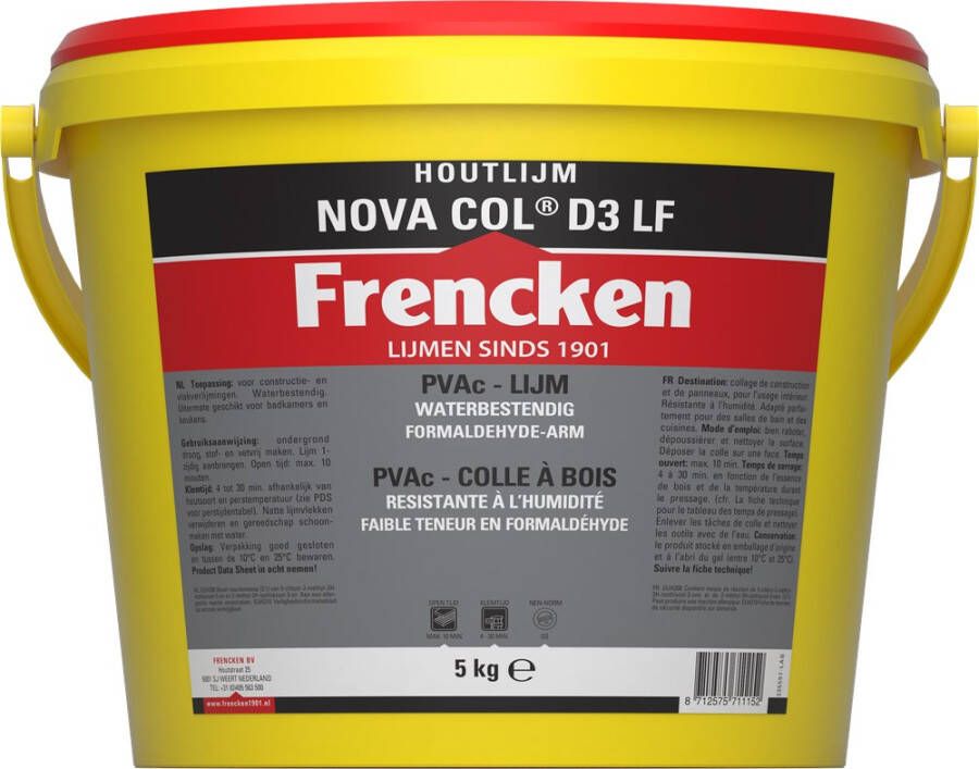 Frencken HOUTLIJM NOVA D3 5KG 125138
