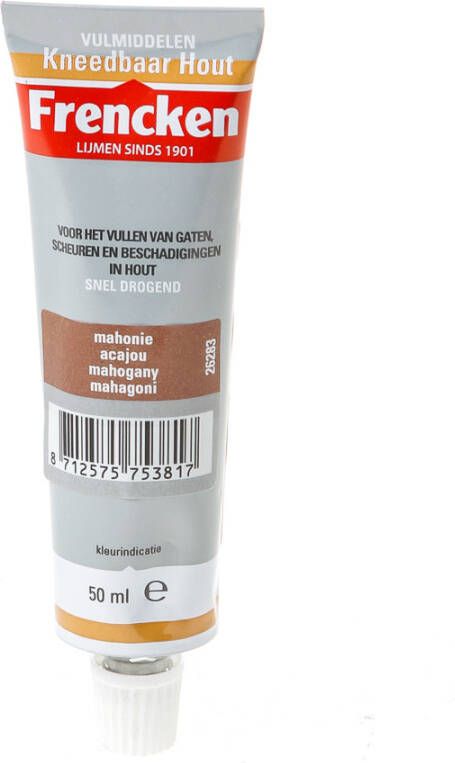 Frencken Kneedbaar hout mahonie tube 50ml - Foto 1