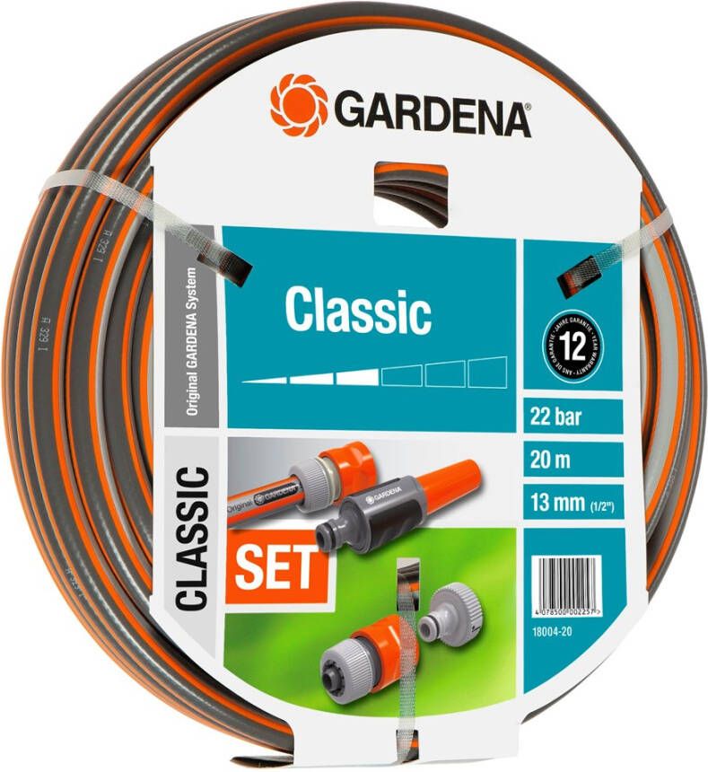 Gardena Tuinslang classic+arm 1 2 inch 20m 18004-20