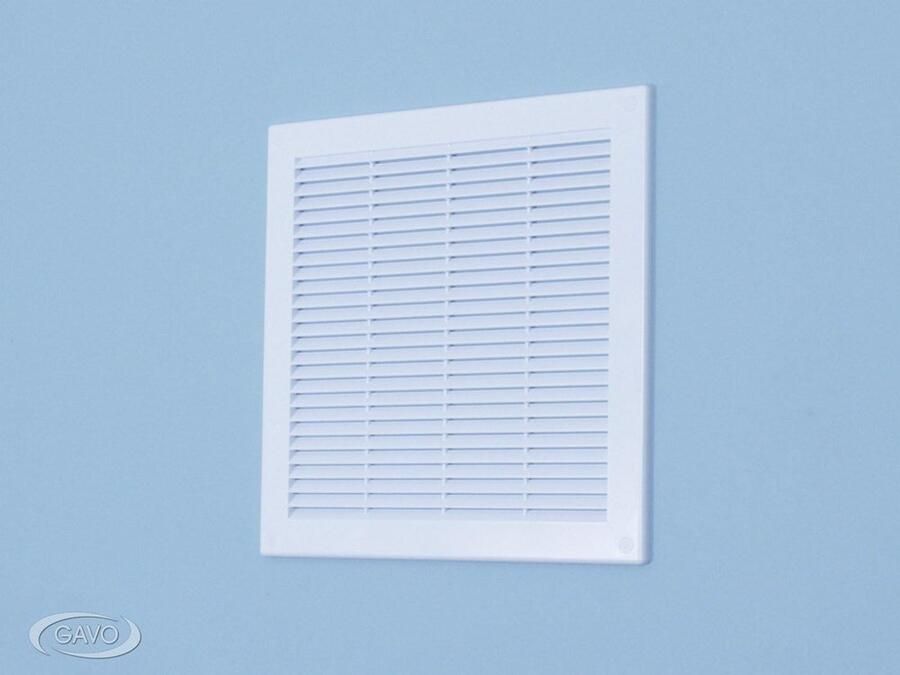 Gavo Schoepenrooster kunststof wit