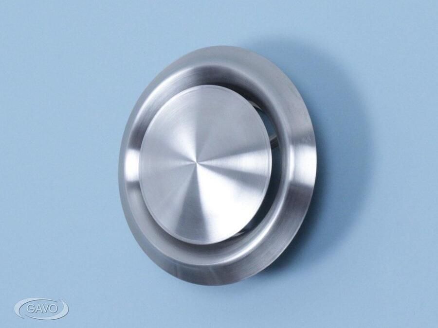 Gavo Ventielrooster rond RVS 304 RVS buis 100 mm
