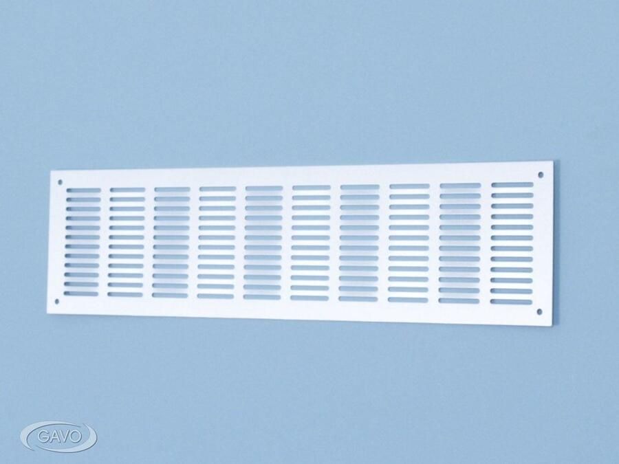 Gavo Ventilatieplaat aluminium vlak geanodiseerd